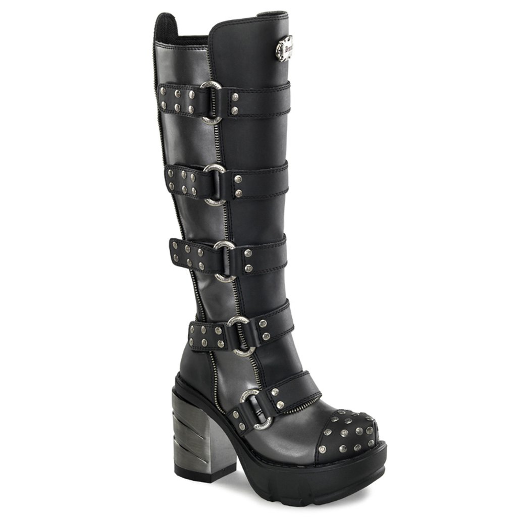 Bottes Hauteur Genoux Demonia Sinister 302 Femme - Noir 35724-UNMB